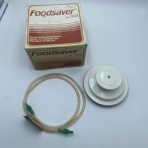 Vintage Tilia Food saver Vacuum Sealing Attachment for Wide Mouth Canning Jars